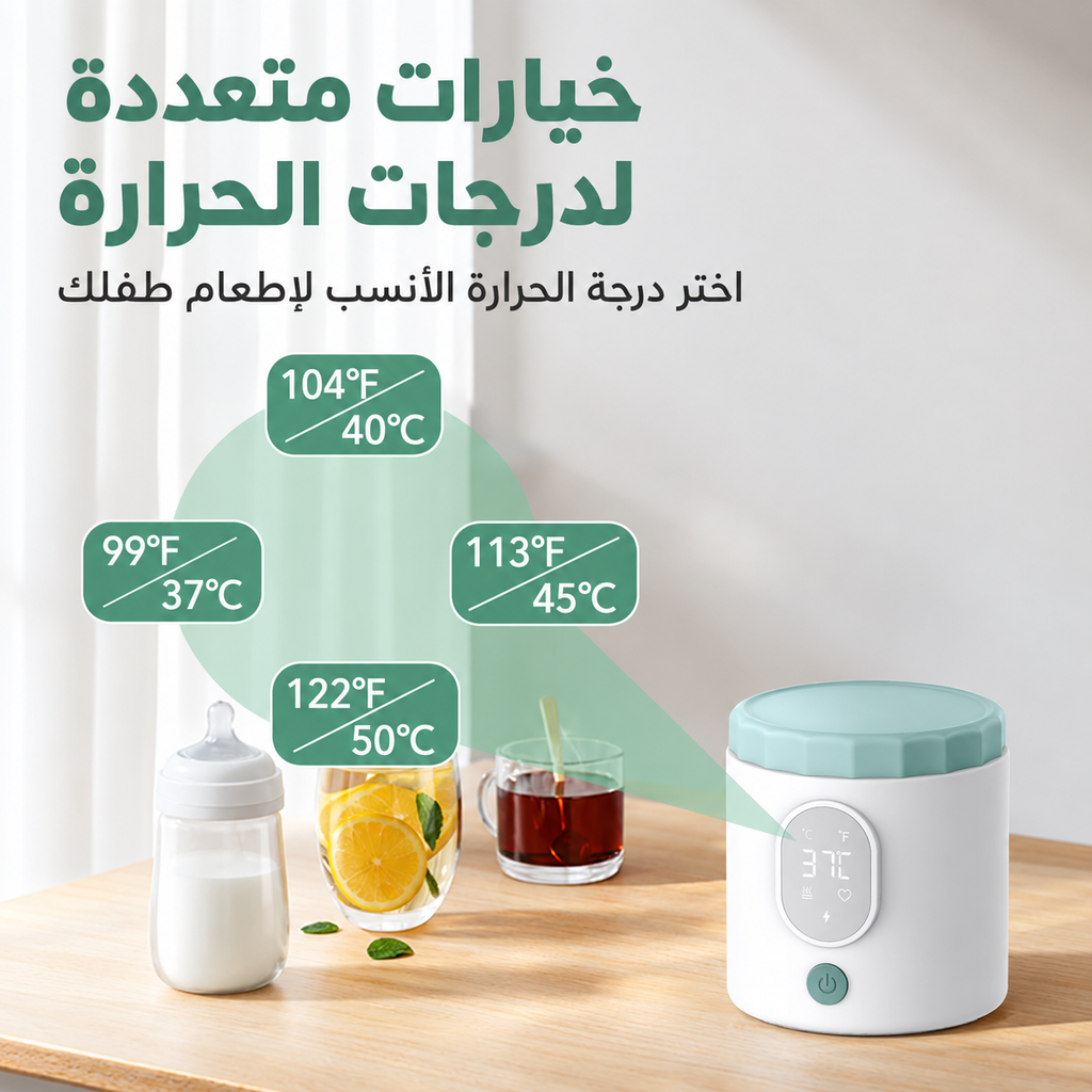 🍼 سخان الرضّاعات المحمول N7
