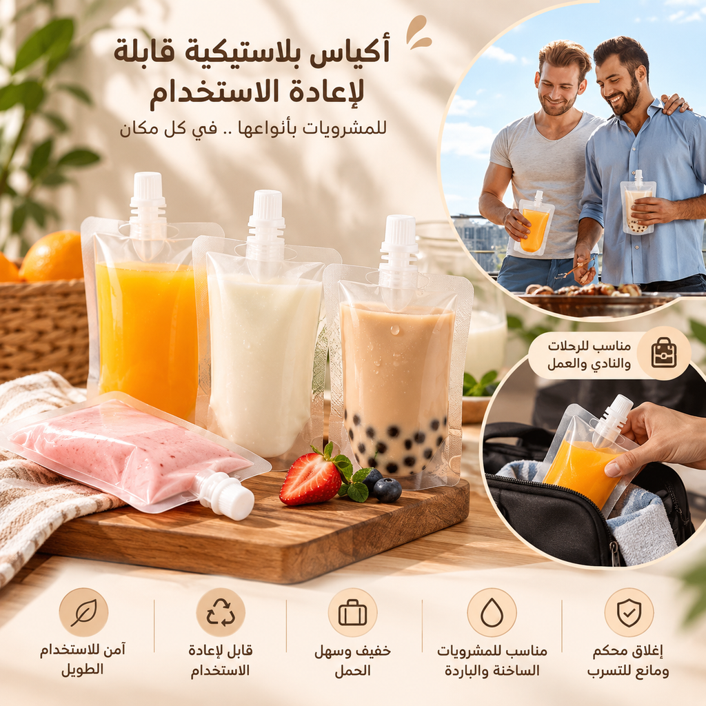 أكياس الطعام والمشروبات للأطفال 🤍