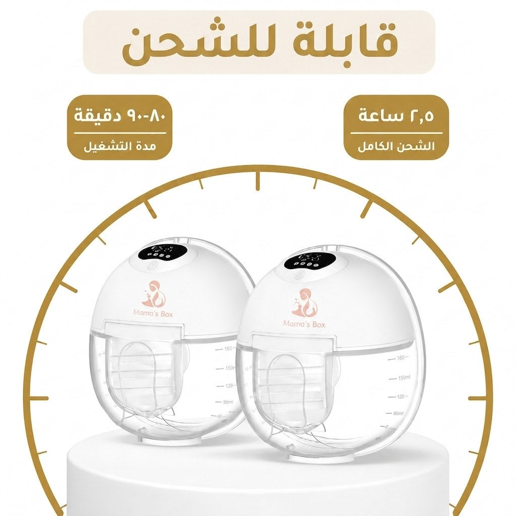 شفاط حليب الثدي S39 كهربائي محمول ومريح للارتداء بدون استخدام اليدين