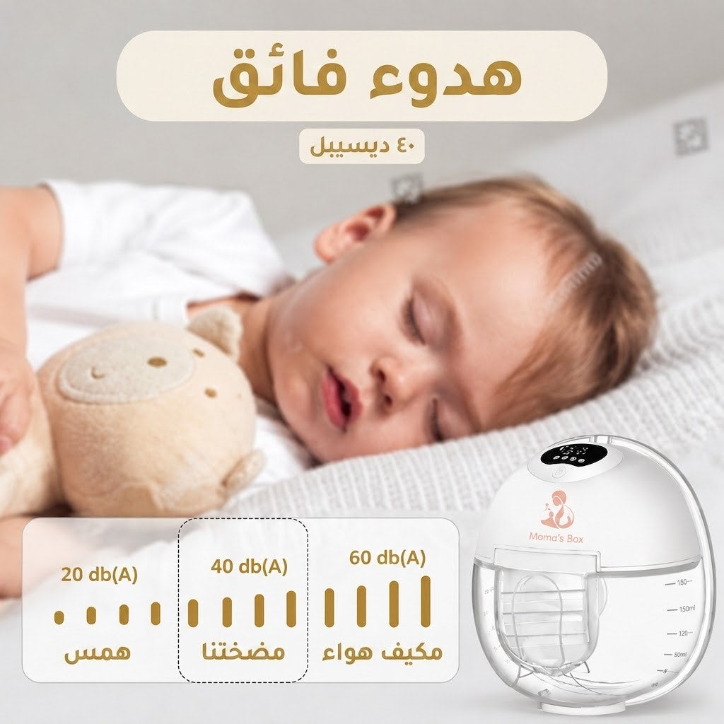 شفاط حليب الثدي S39 كهربائي محمول ومريح للارتداء بدون استخدام اليدين